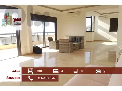 Adma 280m2 | Partial View | Renovated Flat | Calm Area | EH