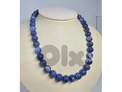 10$ vintage sodalite gemstone necklace