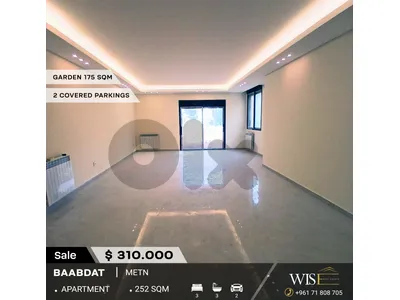 🏠 252 SQM Apartment with Garden for SALE in Baabdat – Mar Moussa!