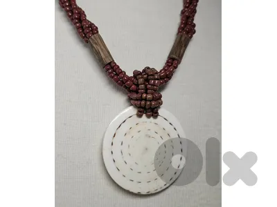 l Festival Ethnic Boho medallion necklace