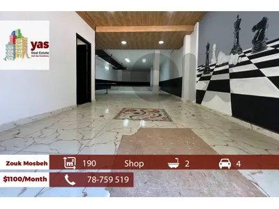 Zouk mosbeh 190m2 | Shop | Rent | Prime Location | EH