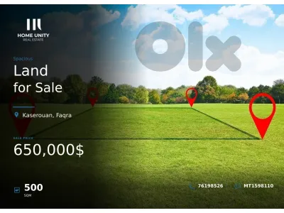 residential land for sale in Kfardebian, Keserouan - 25/50
