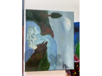 nature canvas painting