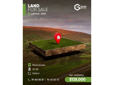GMB339SZ - Land For Sale In Laklouk  - أرض للبيع في اللقلوق