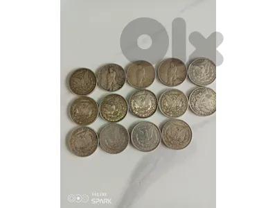 عملة فضية قديمة نادرة