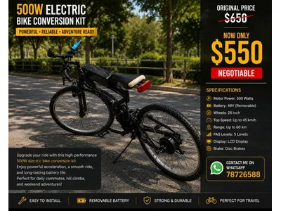 26" wheels electric bike