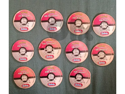 Pokemon Fantasia Pogs