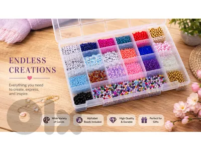 Handmade jewelry lovers, this bead set has everything you need to create unique and colorful designs.