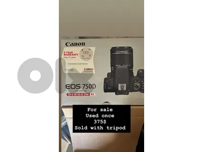 used once canon 750D