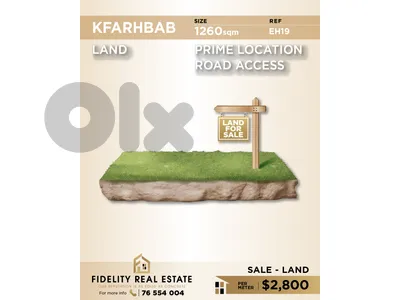 Land for sale in Kfarhbab EH19 أرض  للبيع في كفرحباب