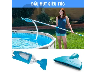 DELUXE POOL MAINTENANCE KIT Intex hoover هوفر مسبح bestway
