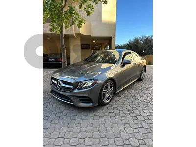 Mercedes E 400 coupe AMG-line 4matic 2018 gray on basket (clean carfax)