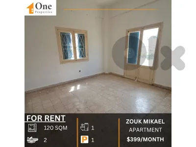 APARTMENT FOR RENT IN ZOUK MIKAEL