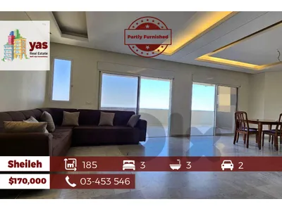 Sheileh 185m2 | Killer View | Partly Furnished |Dead End Street | TO |