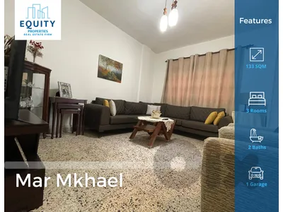Furnished 133 SQM Apartment For Sale In Mar Mkhael Achrafieh #JD44849