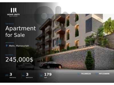 Own Your Apartment in Mansourieh with Easy Installments Own Your Apartment in Mansourieh with Easy Installments