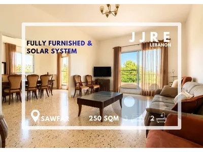 Apartment In Sawfar For Sale / شقة في صوفر للبيع