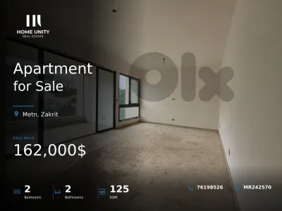 apartment for sale in Zakrit, Metn - easy installments