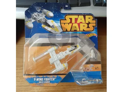 Star Wars Y-Wing Fighter Gold Leader plastic model.