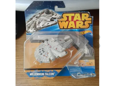 Star Wars Millennium Falcon plastic model.