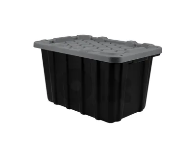 Heavy Duty Storage Bin With Lid - صندوق تخزين متين مع غطاء