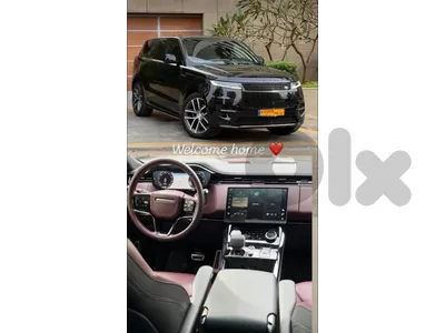 Rent cars wedding Range rover sport autobiography 2024 black interior red