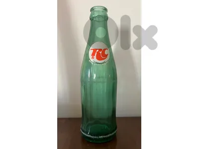very rare RC cola green glass Small size