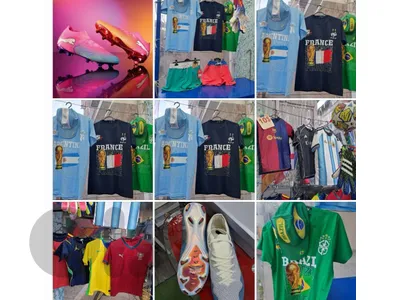 T-shirt football mondial قمصان نص كم  فوتبول 💯 قطن