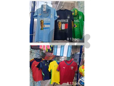 T-shirt football mondial قمصان نص كم  فوتبول 💯 قطن