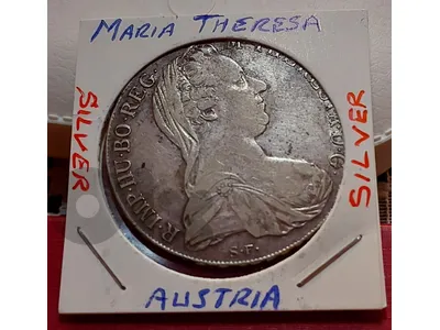 Austria Maria Theresa silver Thaler 1780 28g .833