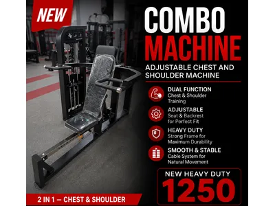 Combo machine adjustable chest and shoulder machine new heavy duty