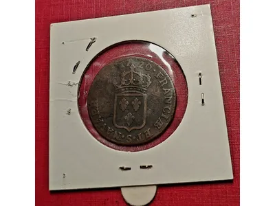 France 1720 Louis XV 1/2 SOL au buste enfantin Reims