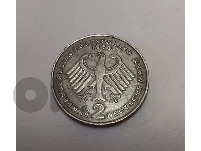 Germany 2 Deutsches mark 1970 Konrad Adenauer