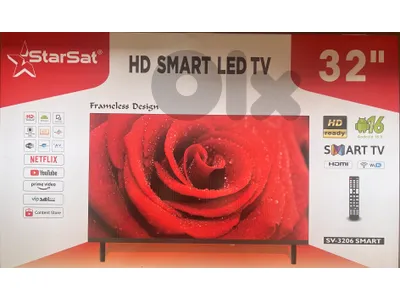 starsat 32inch SMART TV مختوم مش مستعمل