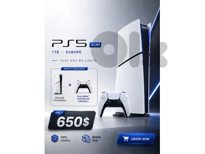 ps5 console slim 1tb europe for only 650$ brand new