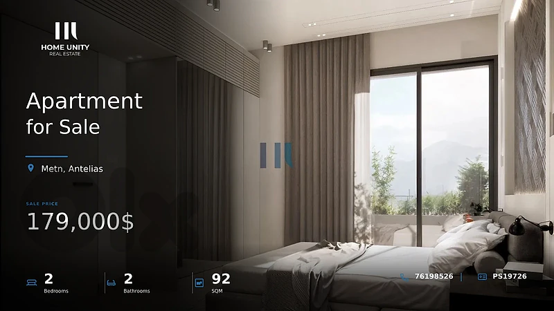 Modern Apartment for Sale in Antelias, Metn – Easy Installment Plan