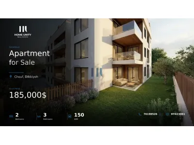 Apartment for Sale in Dibbiyeh, Beiteddine