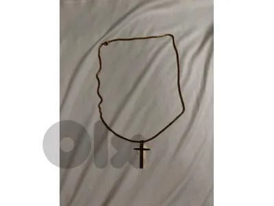 brazilian gold cross necklace