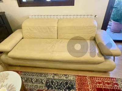 real leather sofas