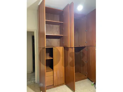 Cherry wood closet