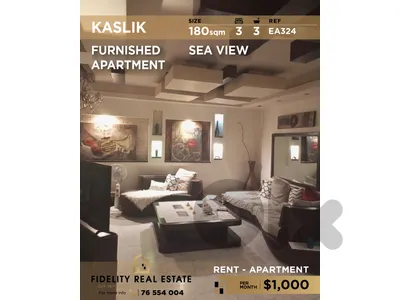 Apartment for rent in Kaslik EA324 شقة  للإيجار في كسليك
