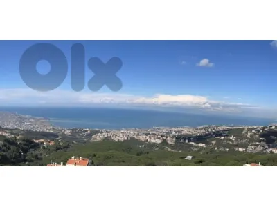 Land with a Panoramic View for sale in Broummana