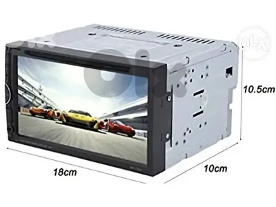 MP-1269 2DIN - Universal Car Stereo Music Player (Bluetooth, 7-Inch, FM Radio