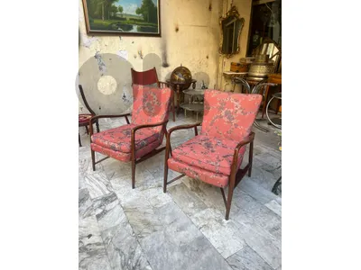 Mid-century pair armchair فوتاي كنب عدد2 تصميم الخسمينات ولا اروع