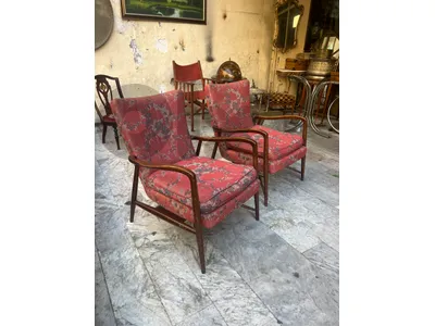Mid-century pair armchair فوتاي كنب عدد2 تصميم الخسمينات ولا اروع موديل مميز جداا سعر لقطة