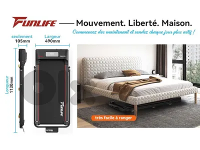 funlife treadmill walking pad underdesk foldabel