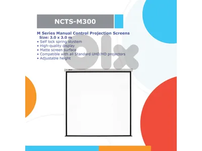 SCREEN PROJECTOR MANUAL 300*300 NCTS M300