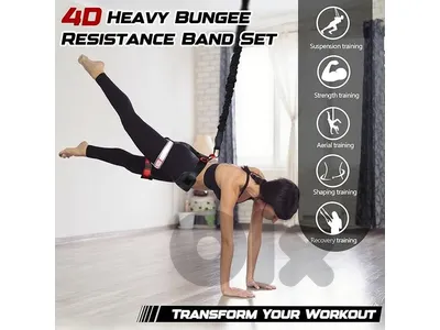 Heavy bungee resistance band set 
Hold up 180k