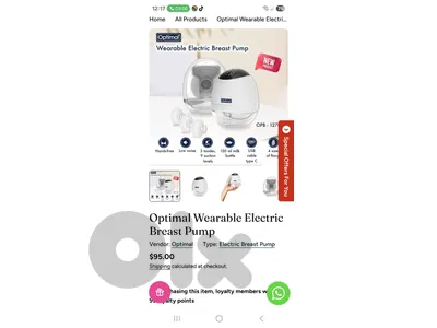 wearable breast pump