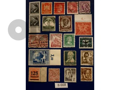 Germany Reich Nazi Hitler 20 stamps Lot# B-668